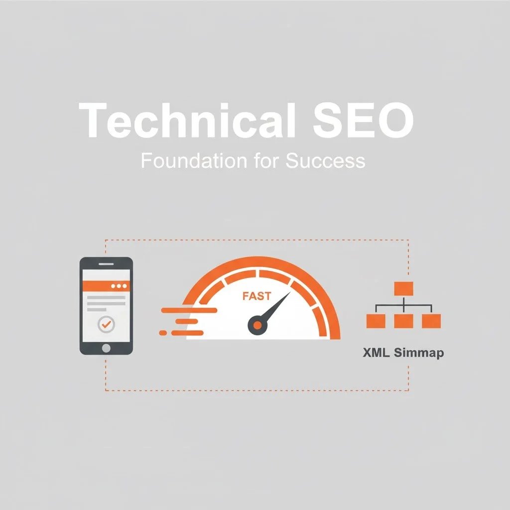 اینفوگرافیک آموزشی برای مقاله سئو، با تمرکز بر مراحل تحقیق کلمات کلیدی